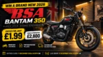 Win a BRAND NEW 2026 BSA Bantam 350 Motorcycle for Just £1.99!